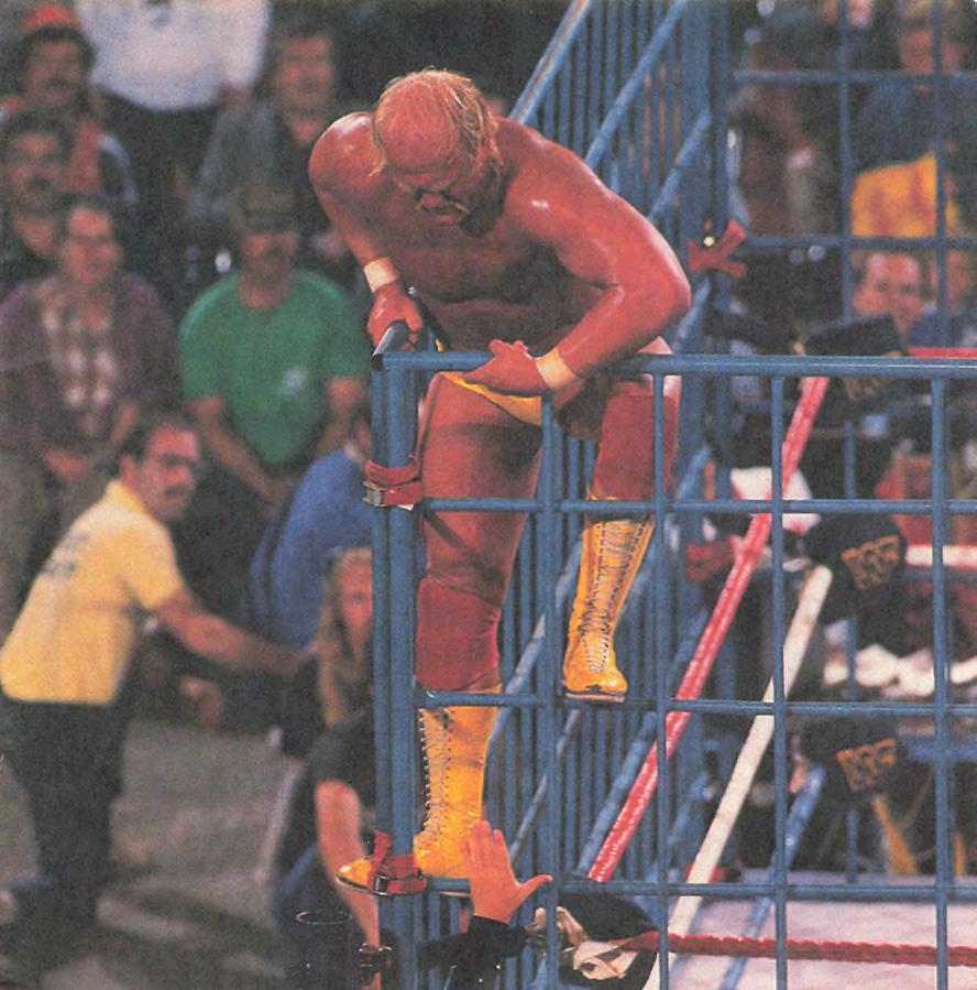 Hulk Hogan keeps the belt 1986 Collector Books With Stickers Magazine Pwcatalog