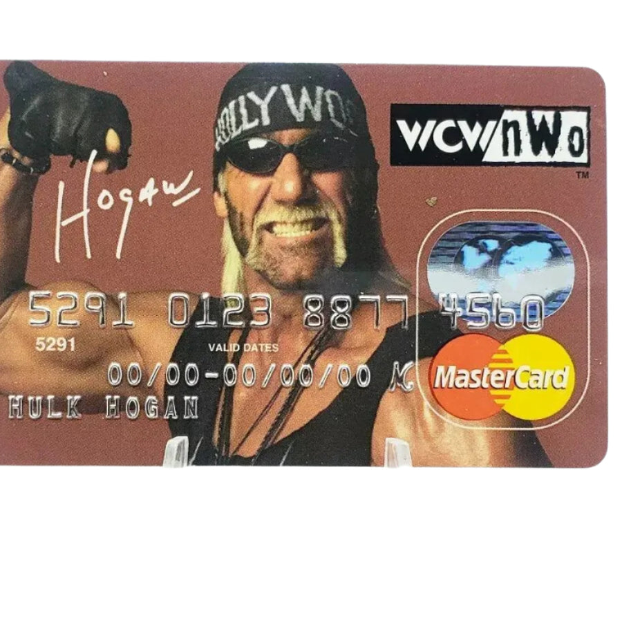 Hulk Hogan WCW Mastercard credit card 1998 PW Catalog