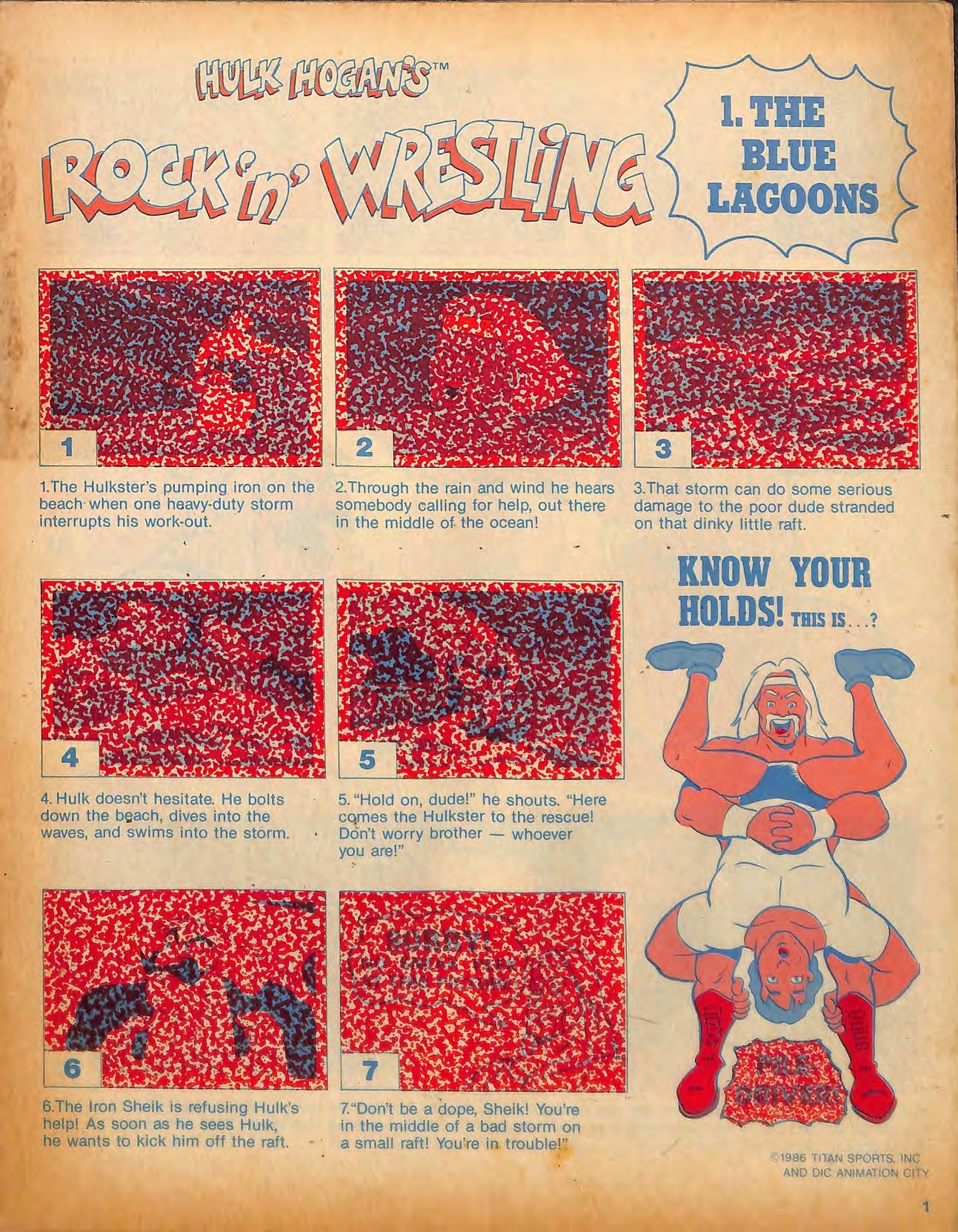 Hulk Hogan Rock & Wrestling Stickers Album 1986 Stickers Album PW Catalog