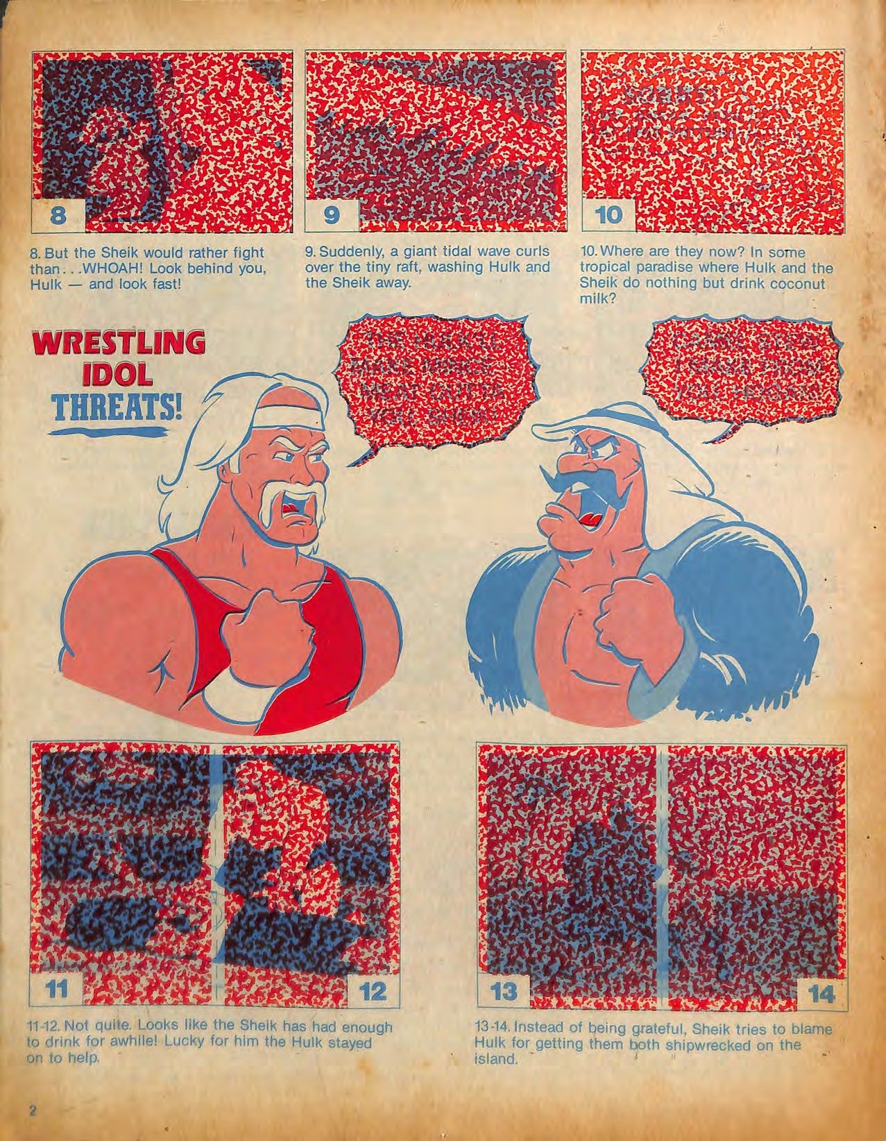 Hulk Hogan Rock & Wrestling Stickers Album 1986 Stickers Album PW Catalog