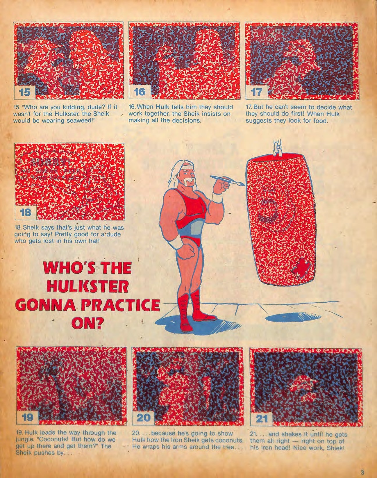 Hulk Hogan Rock & Wrestling Stickers Album 1986 Stickers Album PW Catalog