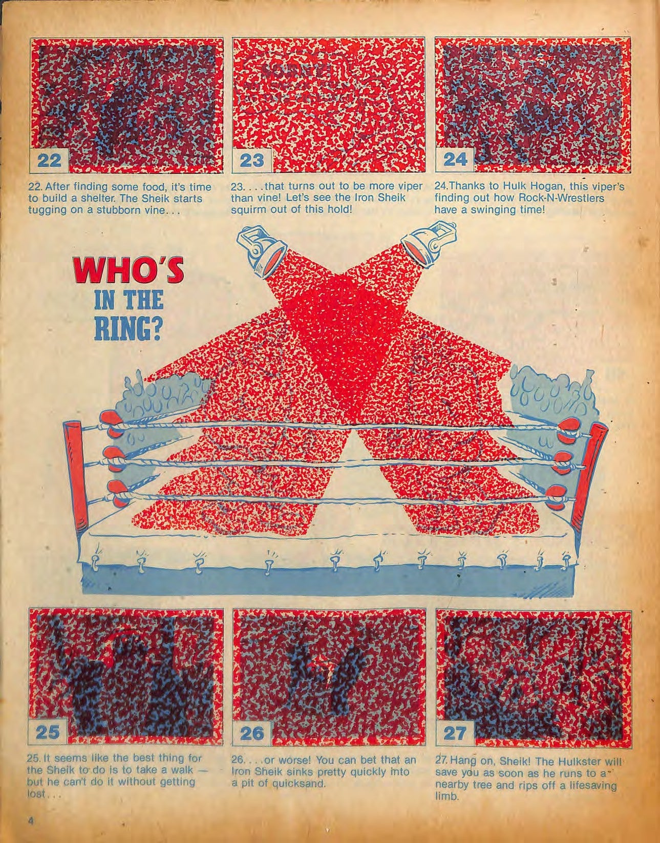 Hulk Hogan Rock & Wrestling Stickers Album 1986 Stickers Album PW Catalog