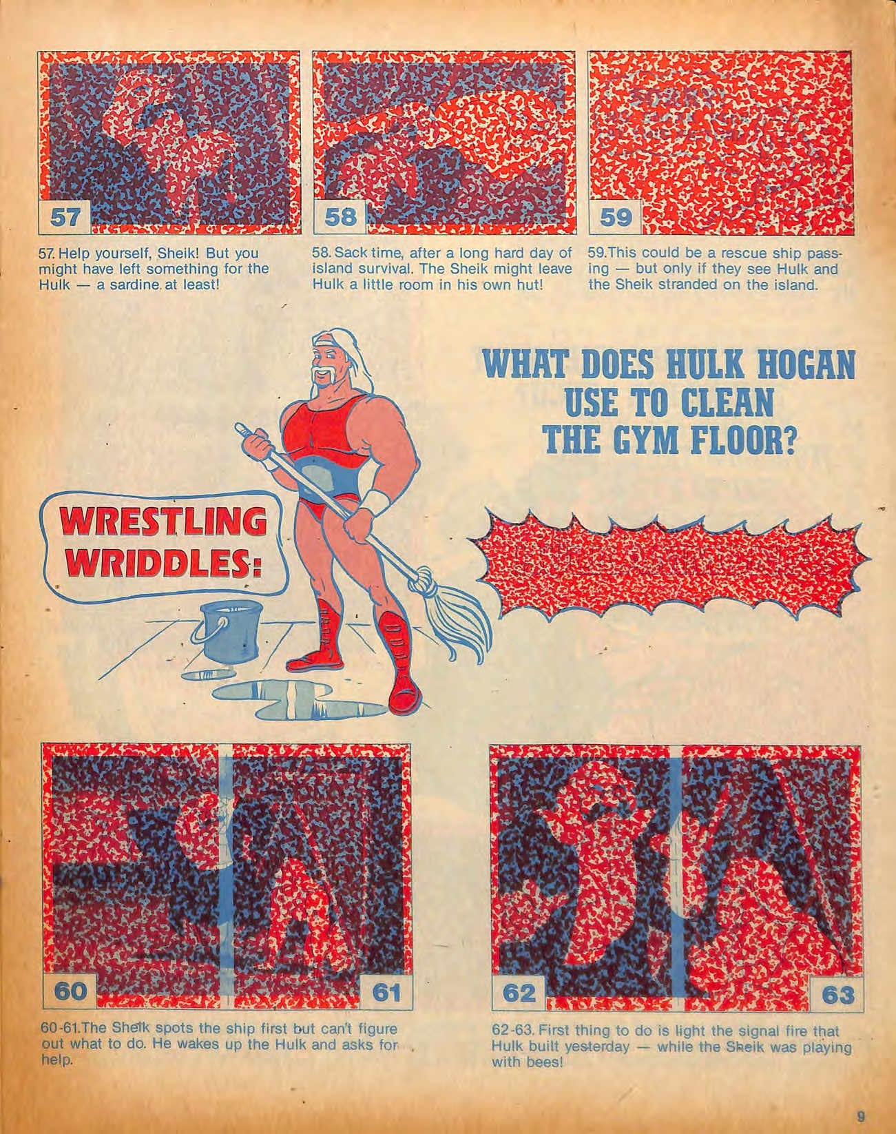 Hulk Hogan Rock & Wrestling Stickers Album 1986 Stickers Album PW Catalog