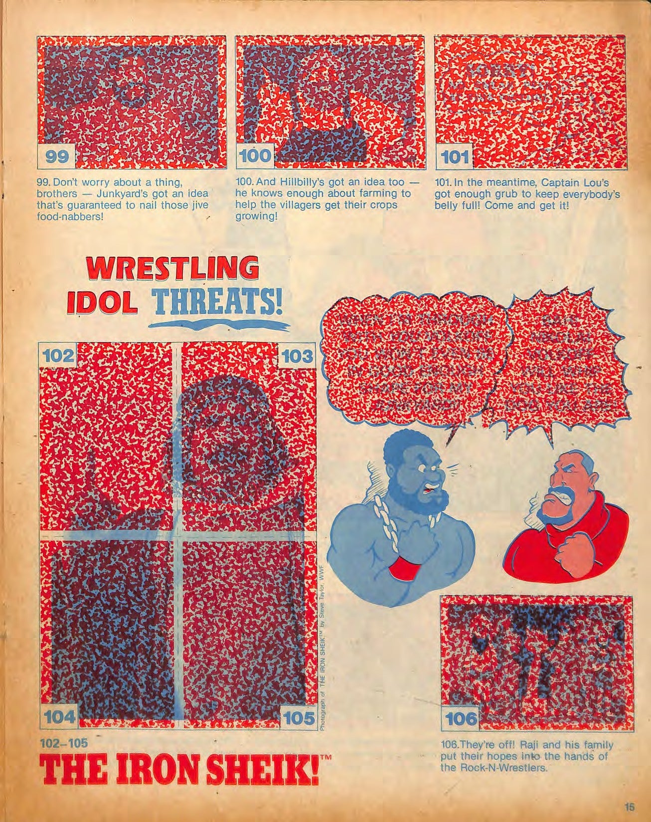 Hulk Hogan Rock & Wrestling Stickers Album 1986 Stickers Album PW Catalog