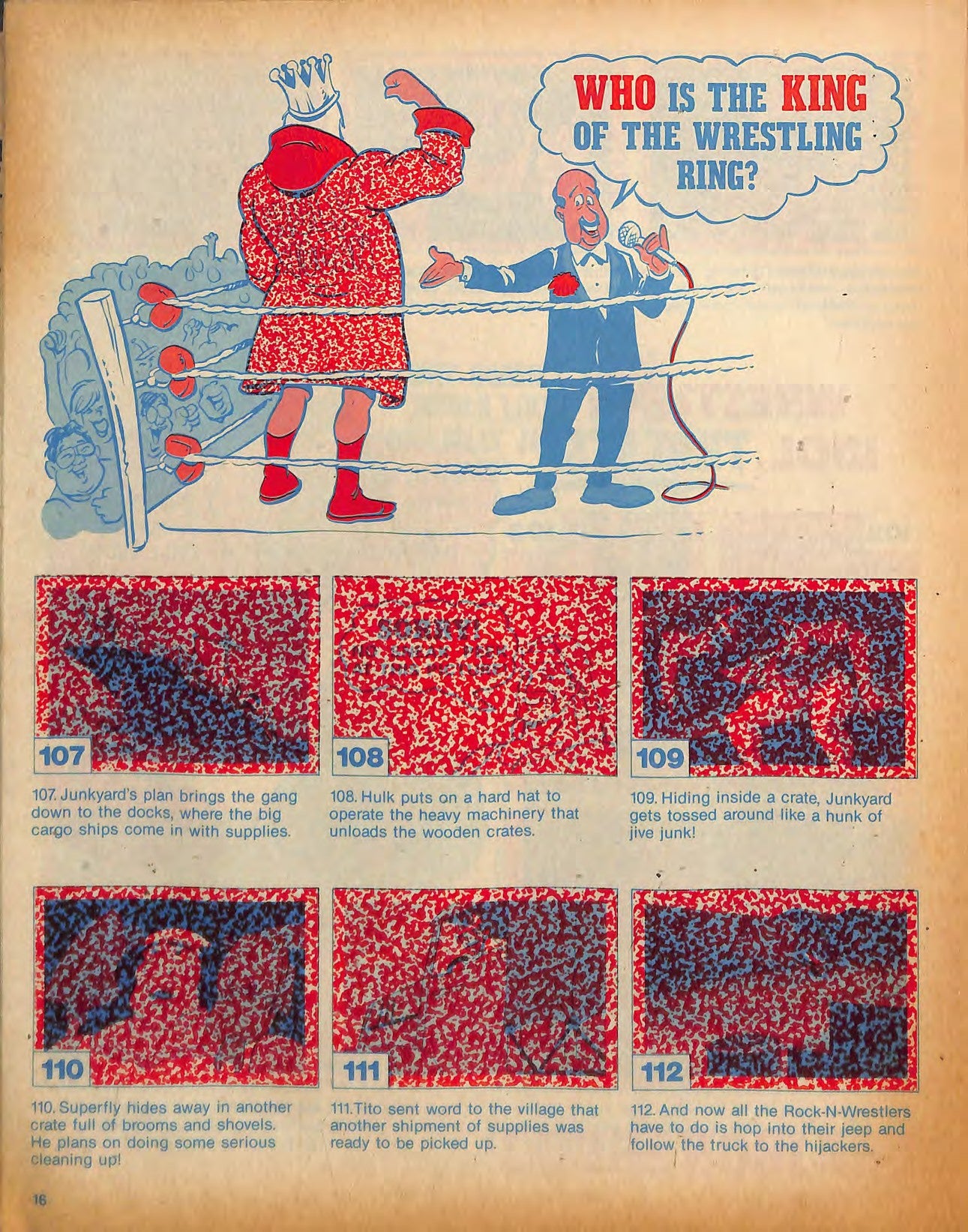 Hulk Hogan Rock & Wrestling Stickers Album 1986 Stickers Album PW Catalog