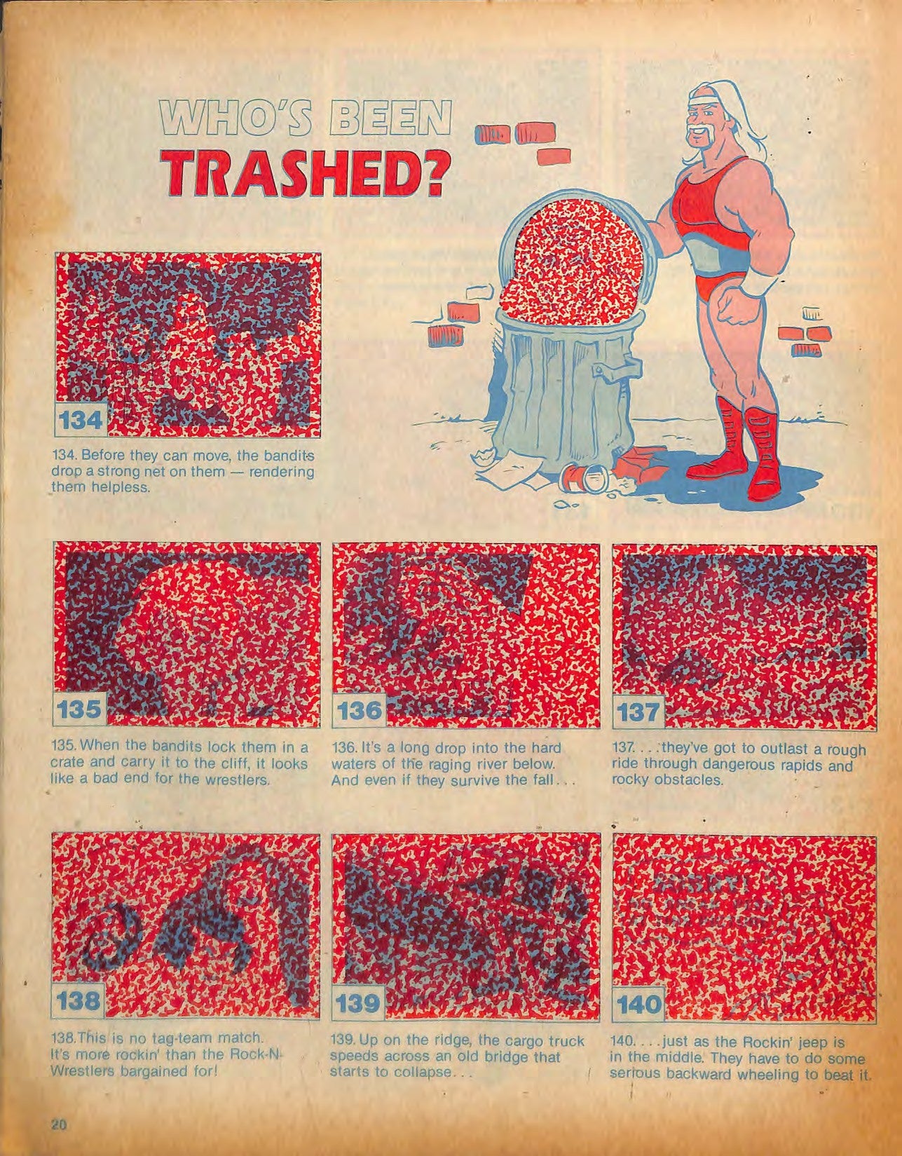 Hulk Hogan Rock & Wrestling Stickers Album 1986 Stickers Album PW Catalog