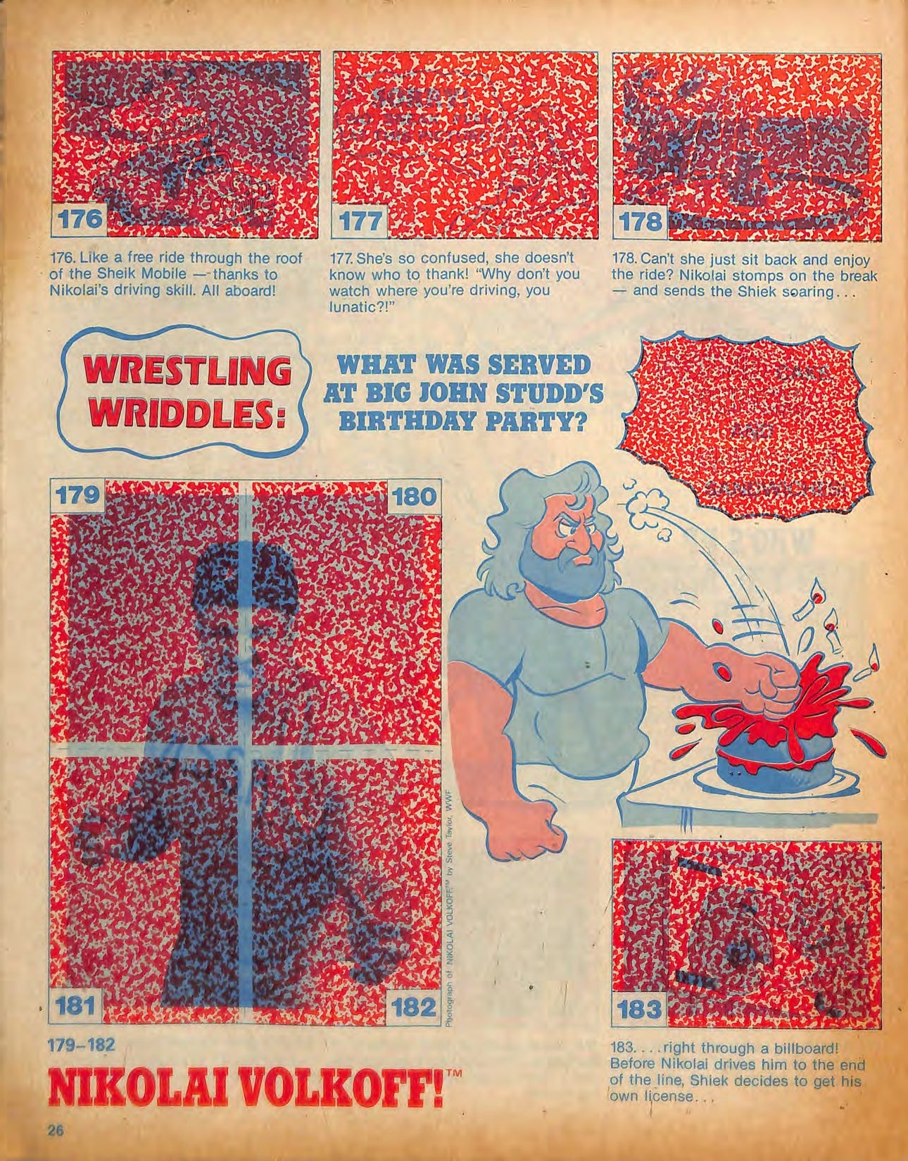 Hulk Hogan Rock & Wrestling Stickers Album 1986 Stickers Album PW Catalog