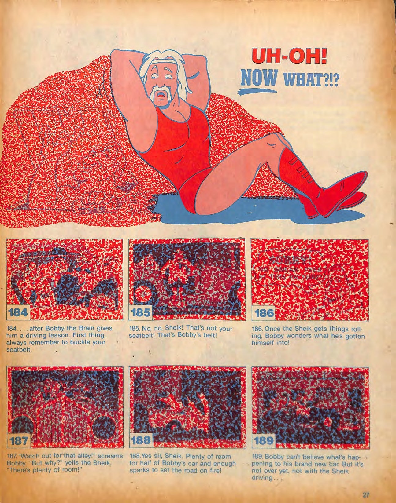 Hulk Hogan Rock & Wrestling Stickers Album 1986 Stickers Album PW Catalog