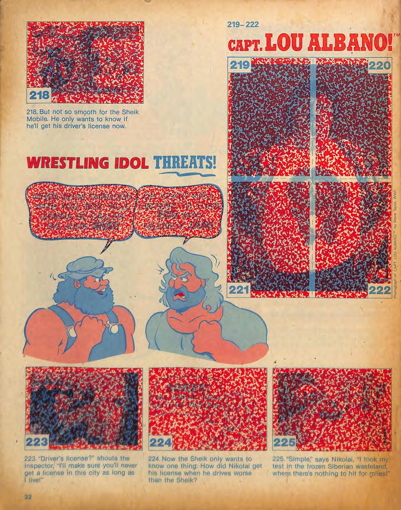 Hulk Hogan Rock & Wrestling Stickers Album 1986 Stickers Album PW Catalog