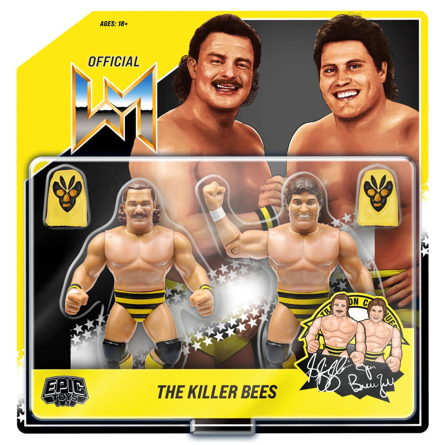 Chella Toys Wrestling Megastars The Killer Bees [Exclusive] Action & Toy Figures Pwcatalog