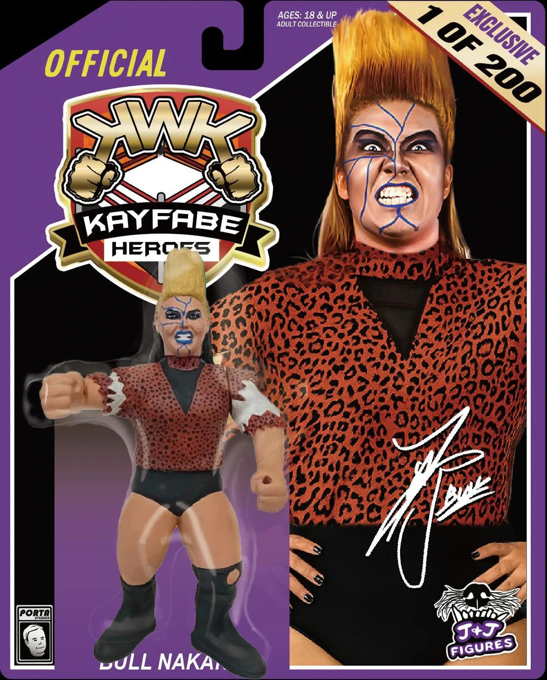 KWK Kayfabe Heroes Bull Nakano [Purple Card Variant] PW Catalog