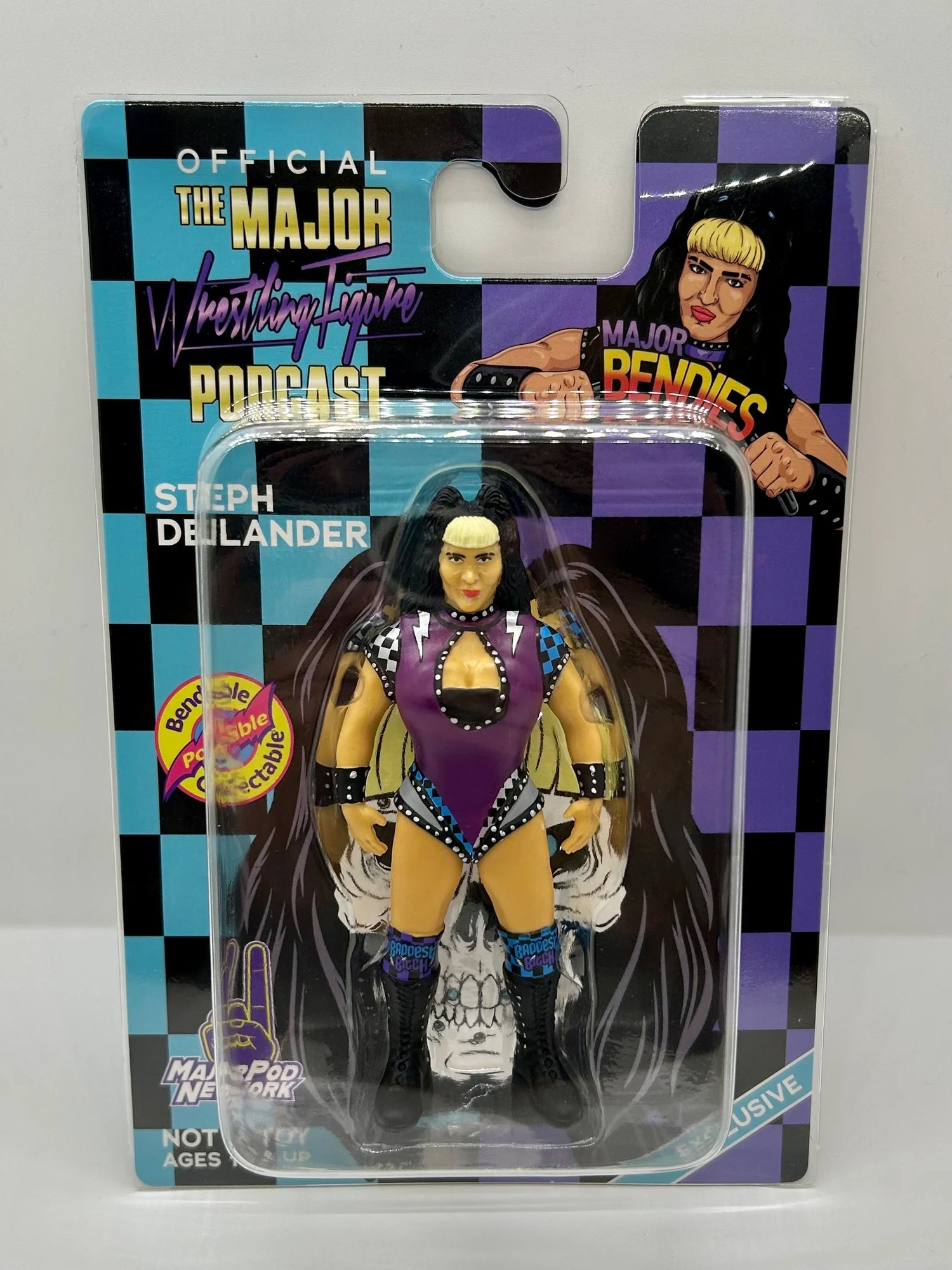 Major Wrestling Figure Podcast Major Bendies Steph De Lander Action & Toy Figures PWcatalog