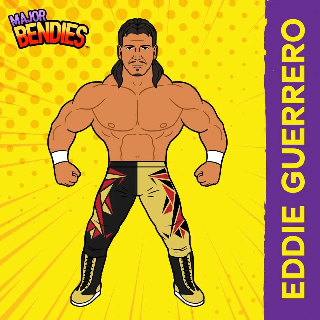 Major Wrestling Figure Podcast Major Bendies Series 6 Eddie Guerrero Action & Toy Figures PWcatalog