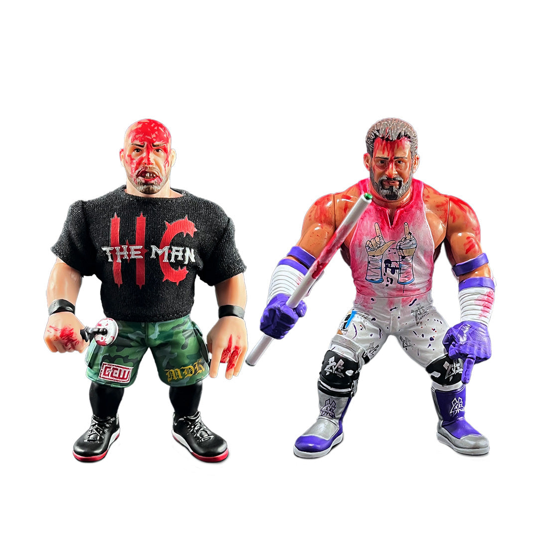 Zombie Sailor's Toys Wrestling's Heels & Faces Multipack: Nick Gage vs. Matt Cardona Action & Toy Figures PWcatalog