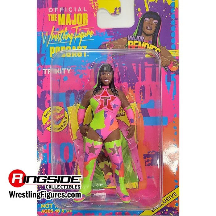 Major Wrestling Figure Podcast Major Bendies Ringside Exclusive Trinity Action & Toy Figures PWcatalog
