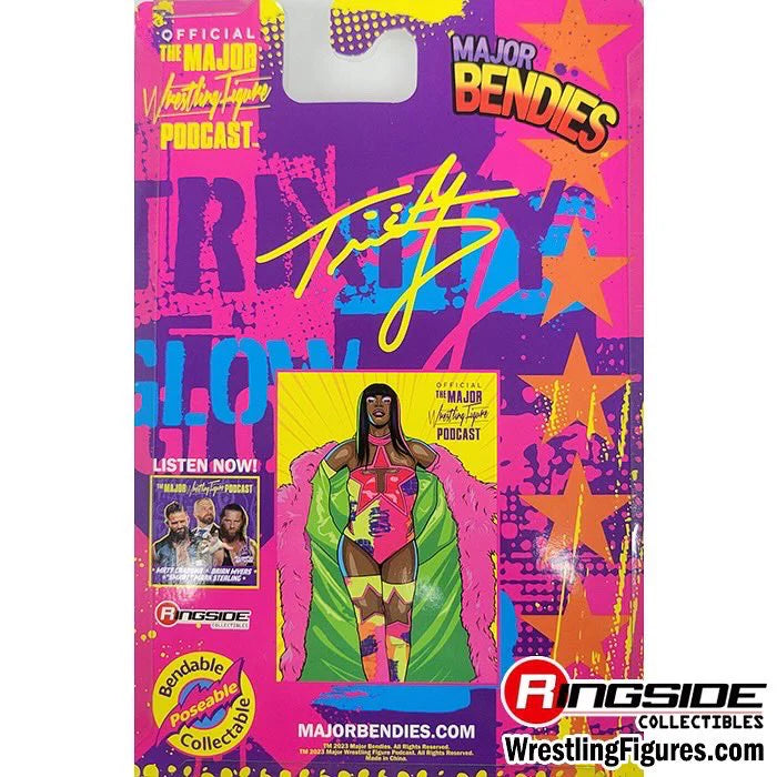 Major Wrestling Figure Podcast Major Bendies Ringside Exclusive Trinity Action & Toy Figures PWcatalog
