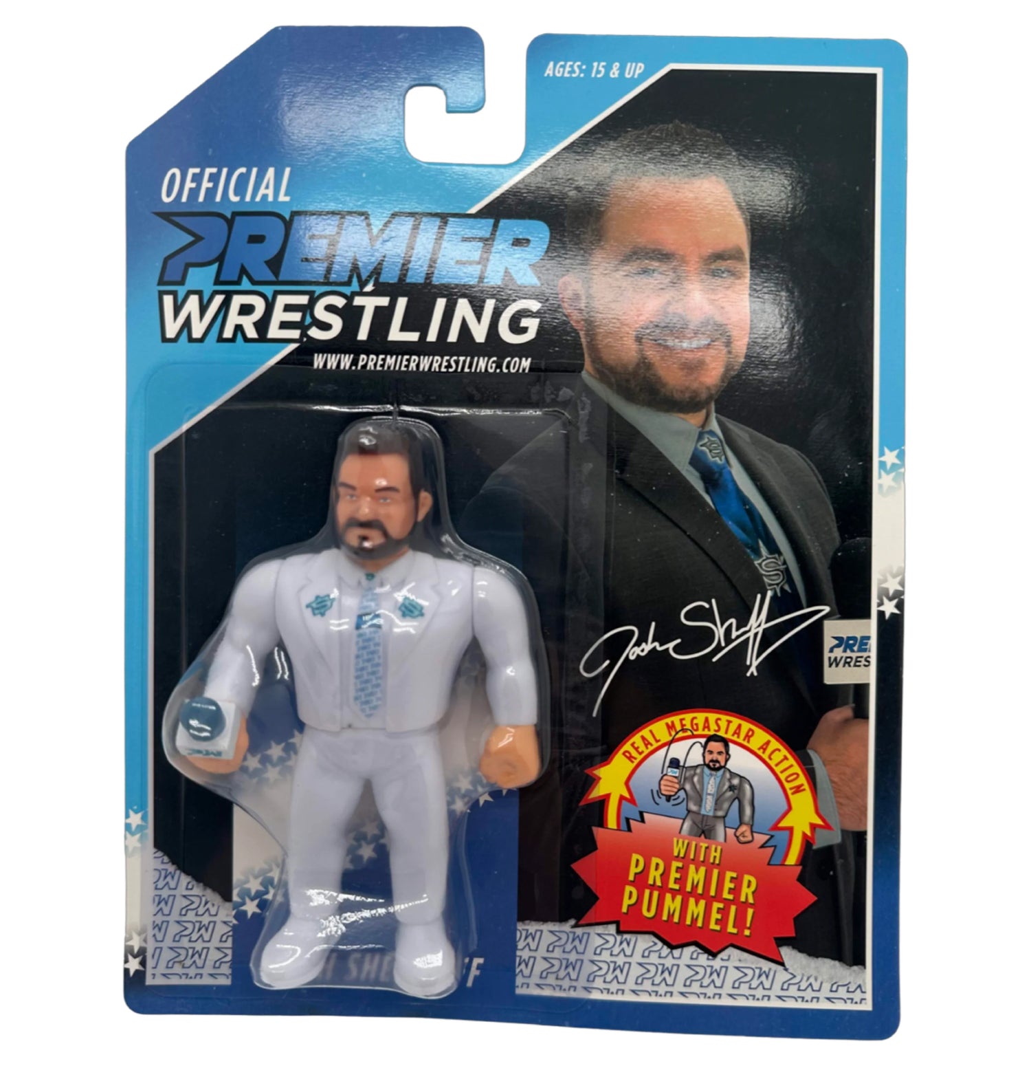 Premier Wrestling Josh Shernoff [Wrestling Showcase '23 Variant] Action & Toy Figures Pwcatalog