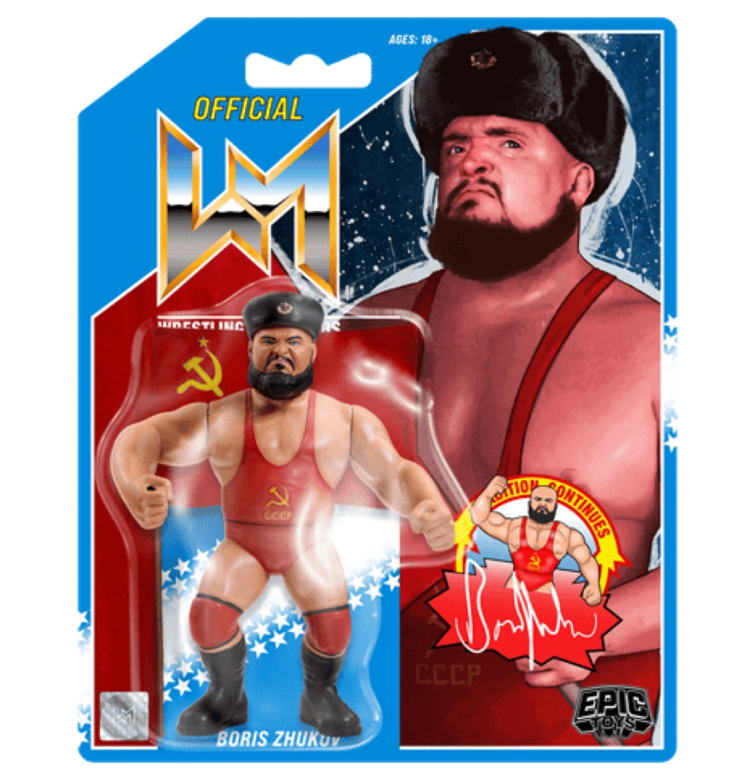 Chella Toys Wrestling Megastars 3 Boris Zhukov Action & Toy Figures Pwcatalog
