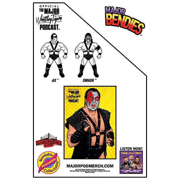 Major Wrestling Figure Podcast Major Bendies Demolition Ax [Exclusive] Action & Toy Figures PWcatalog