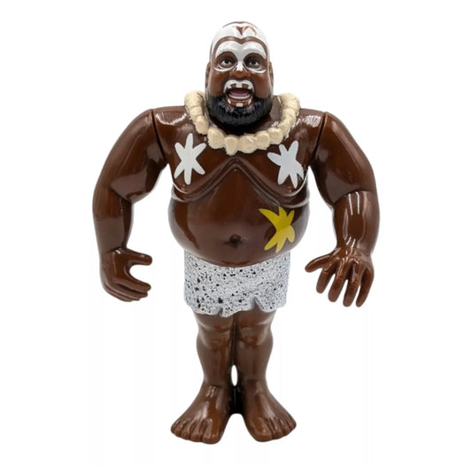 WWF Hasbro 7 Kamala with Kamala Krush! [With Star on Belly] - image 2