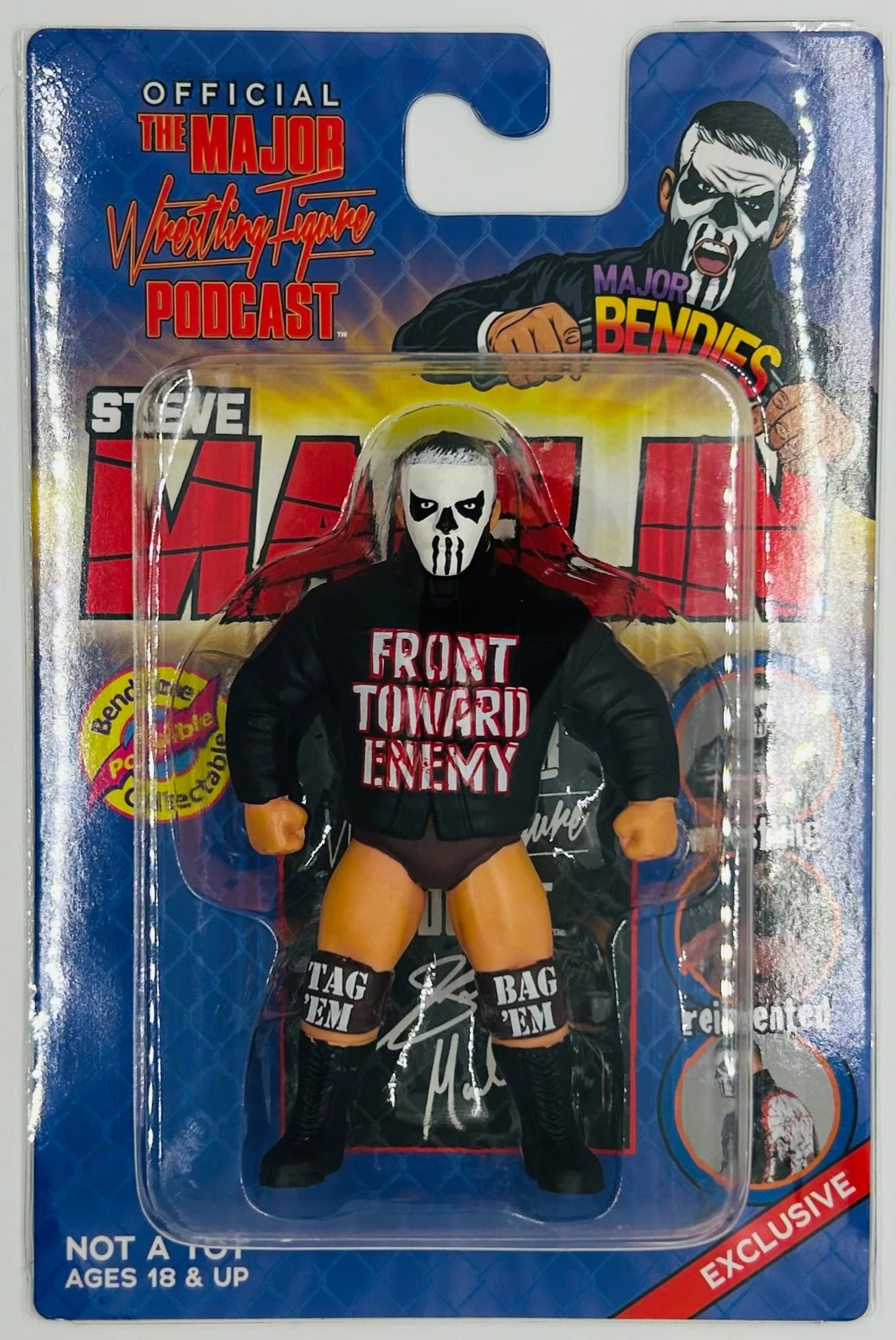 Major Wrestling Figure Podcast Major Bendies Steve Maclin Action & Toy Figures PWcatalog
