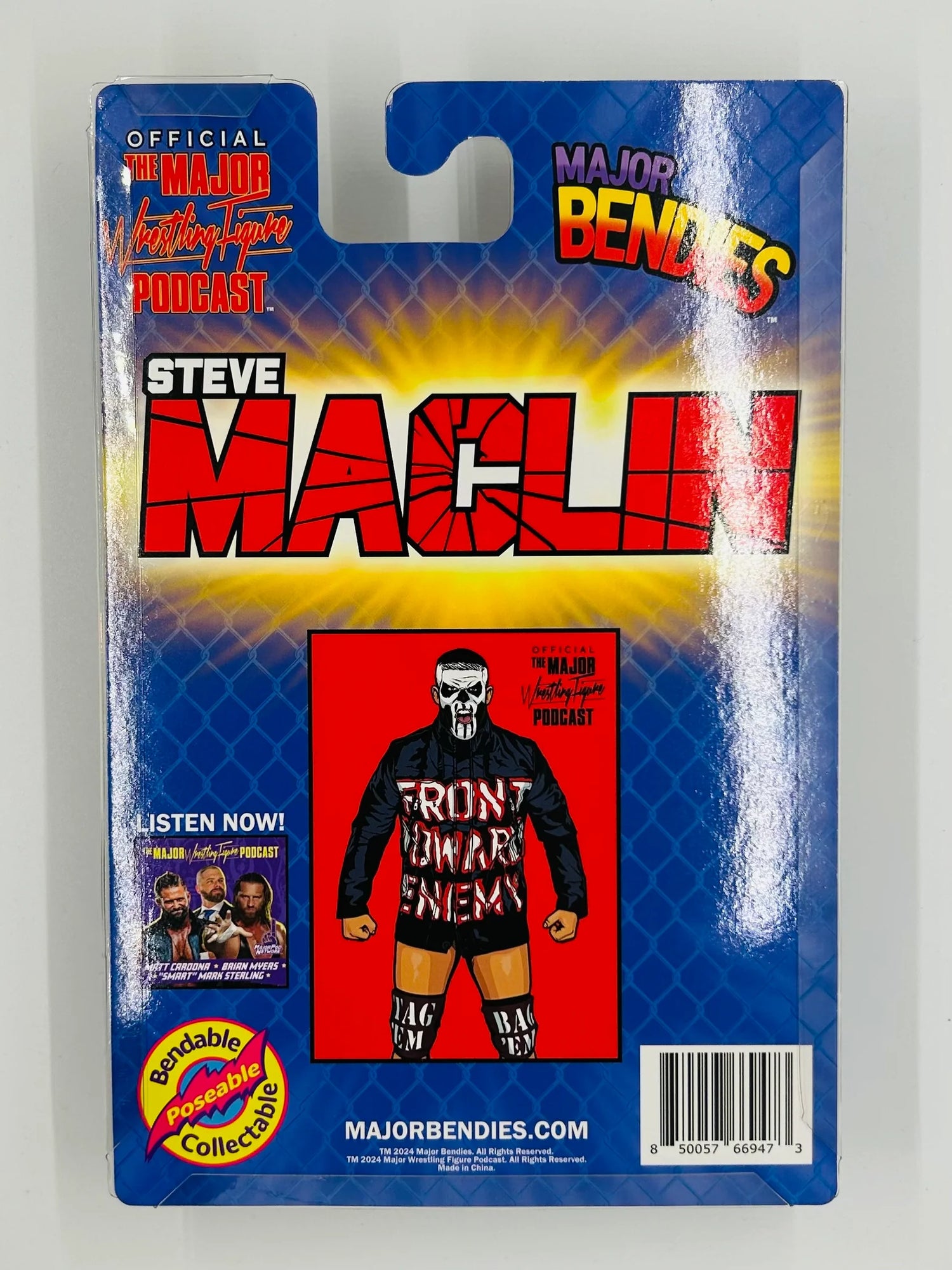 Major Wrestling Figure Podcast Major Bendies Steve Maclin Action & Toy Figures PWcatalog