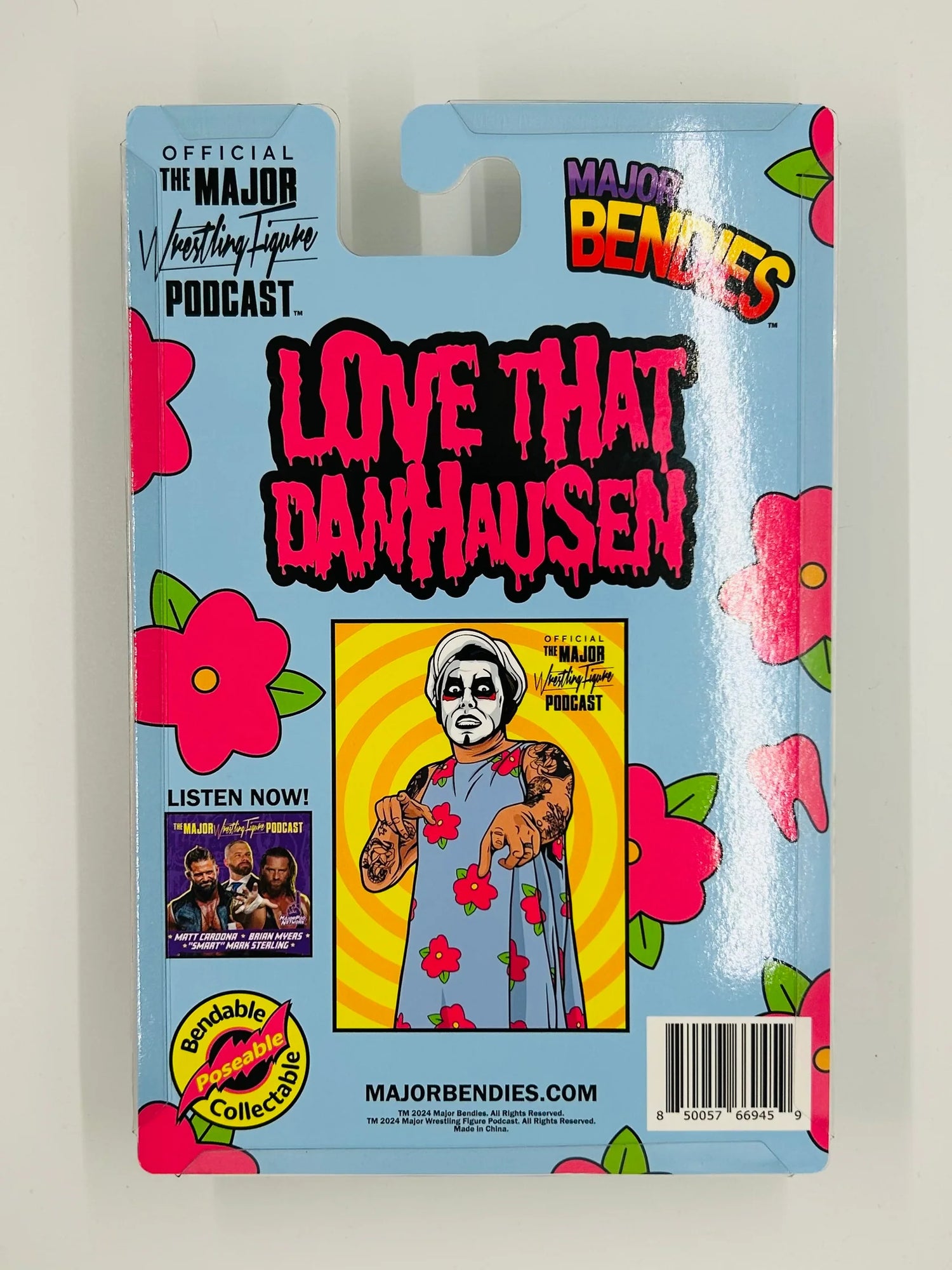 Major Wrestling Figure Podcast Major Bendies Danhausen In Muumuu Action & Toy Figures PWcatalog