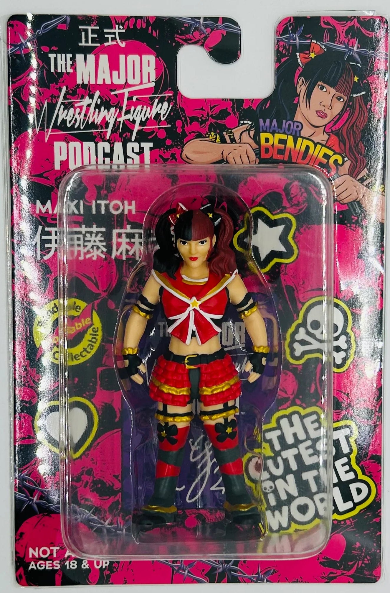 Major Wrestling Figure Podcast Major Bendies Maki Itoh Action & Toy Figures PWcatalog