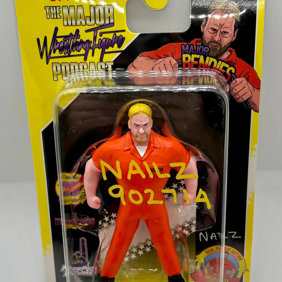 Major Wrestling Figure Podcast Major Bendies Nailz [Exclusive] Action & Toy Figures PWcatalog