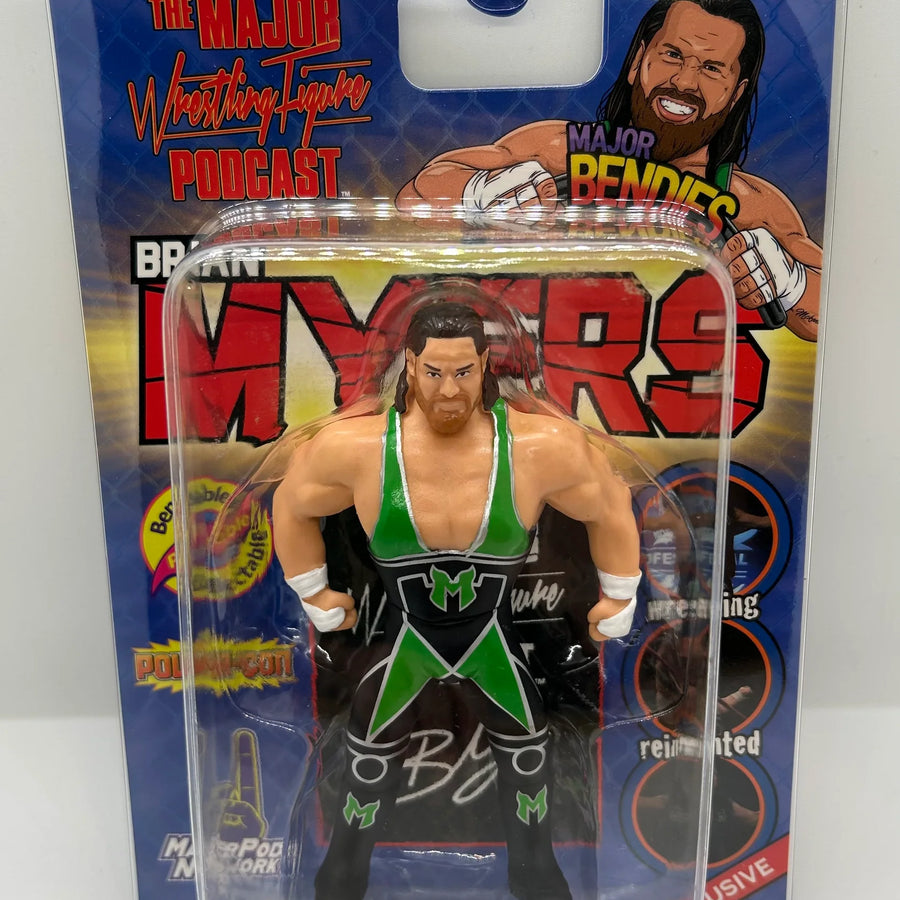 Major Wrestling Figure Podcast Major Bendies Power-Con Exclusive Brian Myers Action & Toy Figures PWcatalog