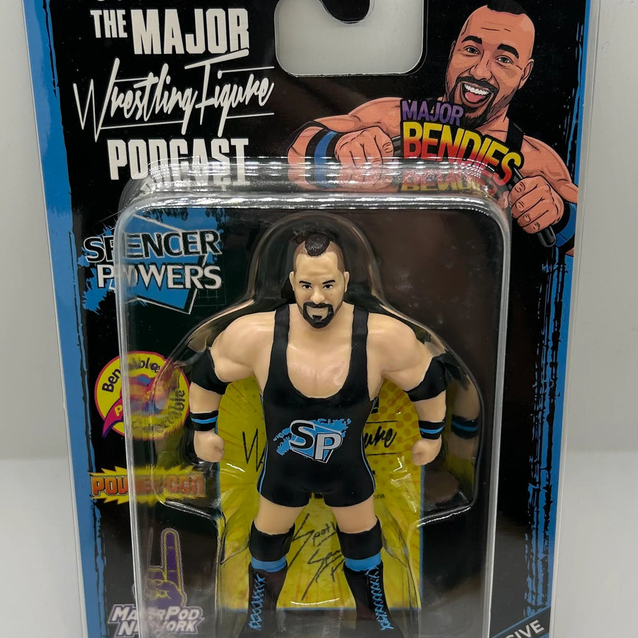 Major Wrestling Figure Podcast Major Bendies Power-Con Exclusive Spencer Powers Action & Toy Figures PWcatalog