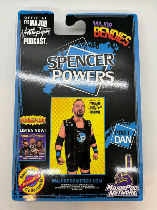 Major Wrestling Figure Podcast Major Bendies Power-Con Exclusive Spencer Powers Action & Toy Figures PWcatalog
