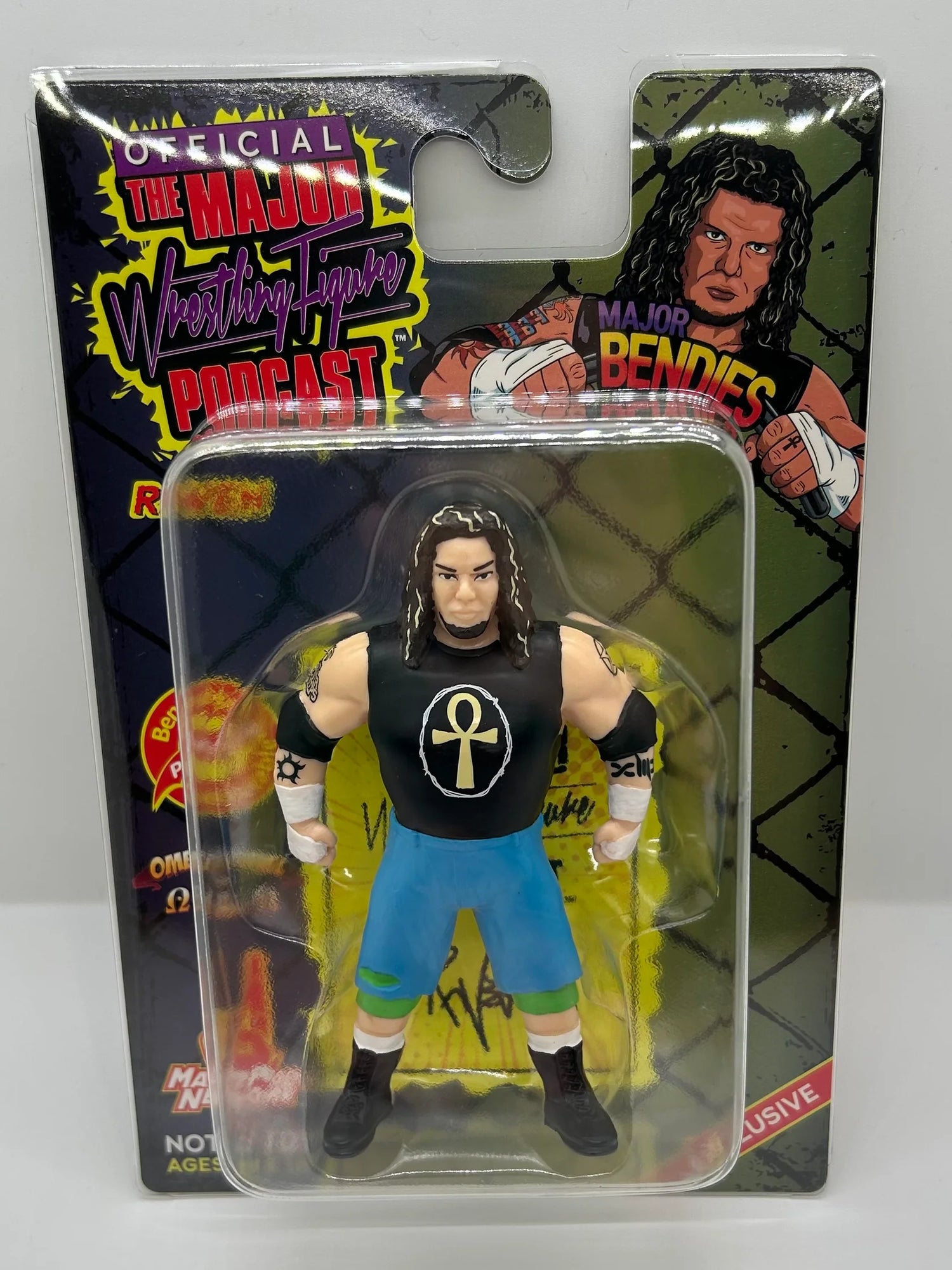Major Wrestling Figure Podcast Major Bendies Raven [Exclusive] Action & Toy Figures PWcatalog