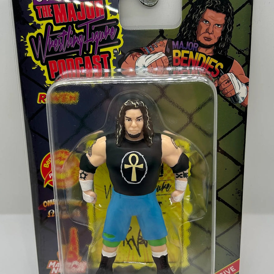 Major Wrestling Figure Podcast Major Bendies Raven [Exclusive] Action & Toy Figures PWcatalog
