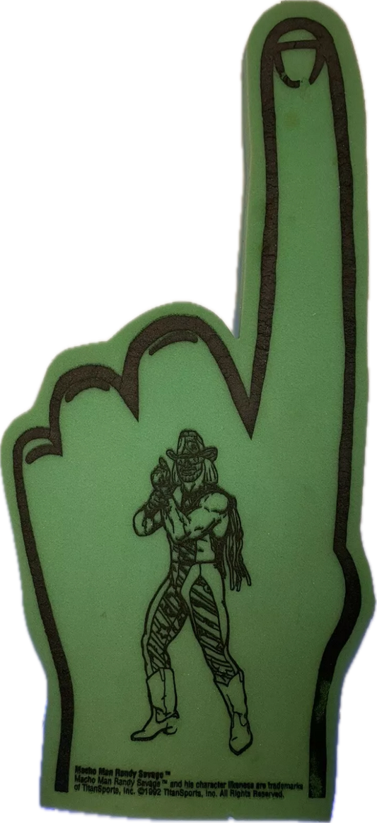 Macho Man Randy Savage Ooooh Yeah! Foam Finger - image 2
