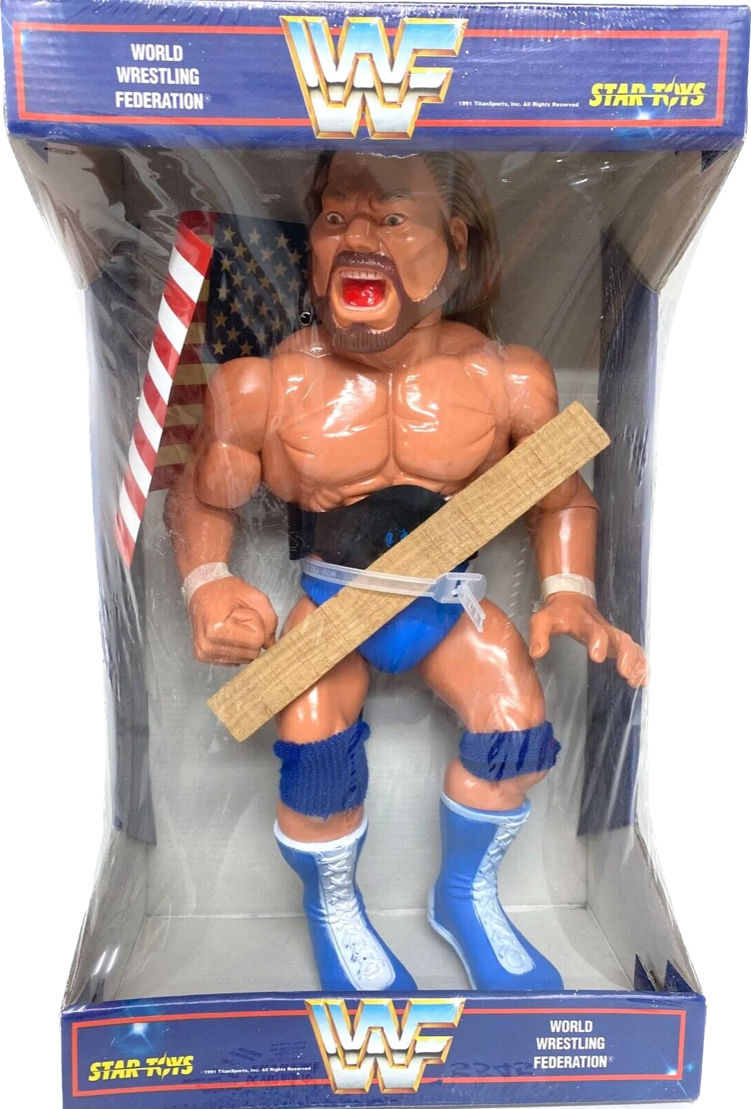WWF Star Toys 14" Articulated 1 Hacksaw Jim Duggan Action & Toy Figures PWcatalog