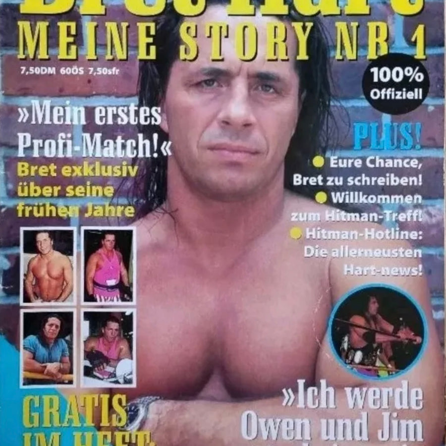 Bret Hart Meine Story Volume 1 Magazine PWcatalog