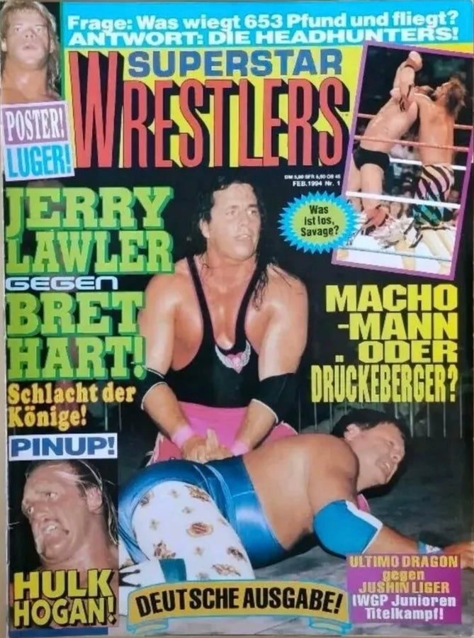 Superstar Wrestlers 10 February 1994 from Germany