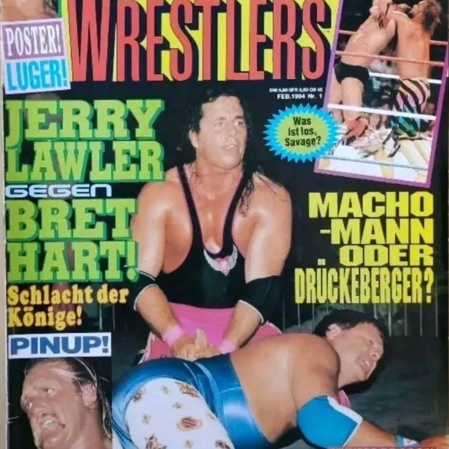 Superstar Wrestlers 10 February 1994 from Germany Magazine PWcatalog