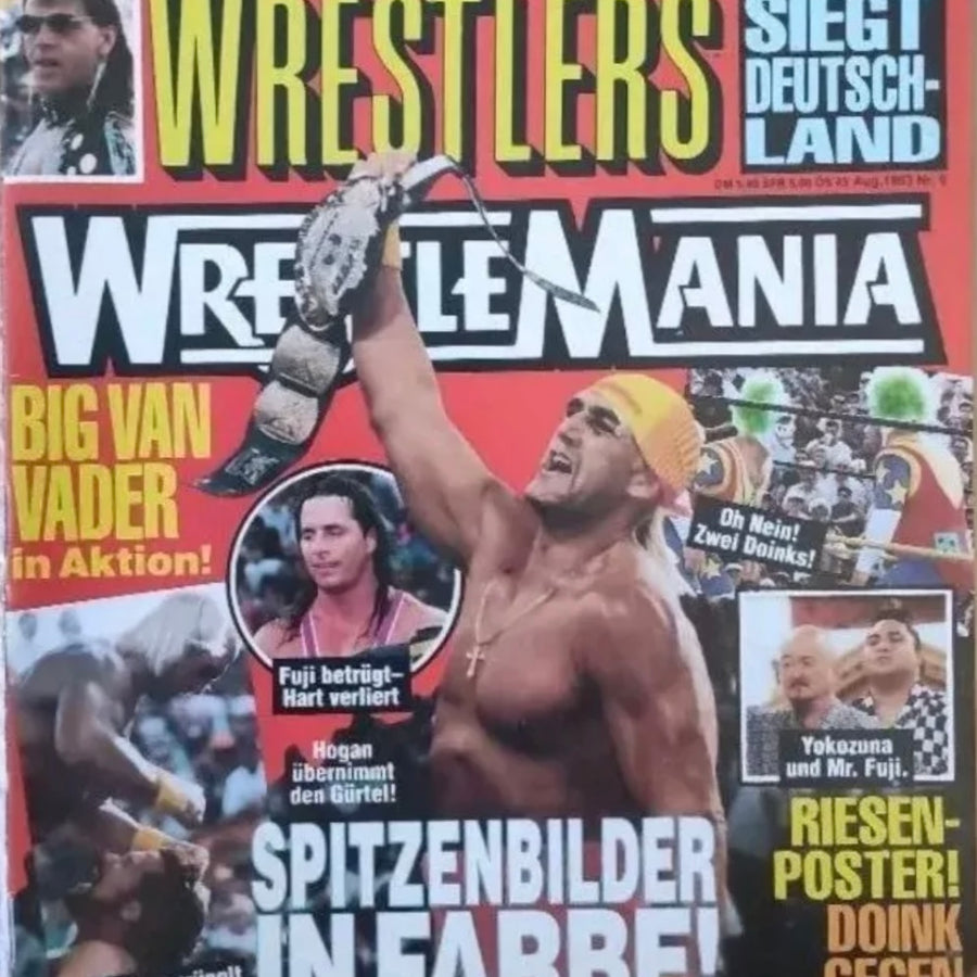 Superstar Wrestlers 6 August 1993 from Germany Magazine PWcatalog