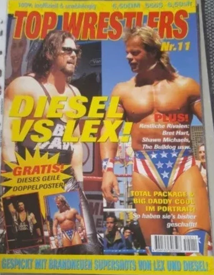 Top Wrestlers #11 Diesel vs. Lex Luger Germany Magazine PWcatalog