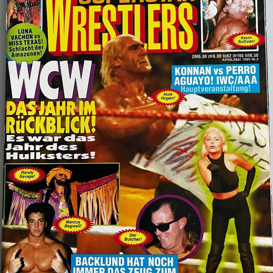 Superstar Wrestlers 18 Apr./May 1995 from Germany Magazine PWcatalog