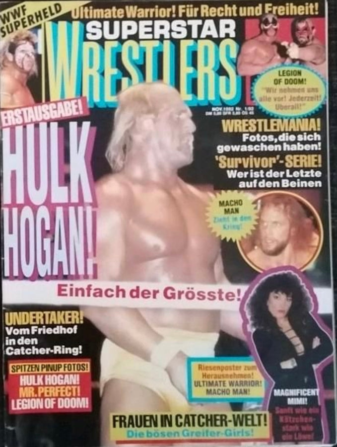 Superstar Wrestlers 1 November 1992 from Germany