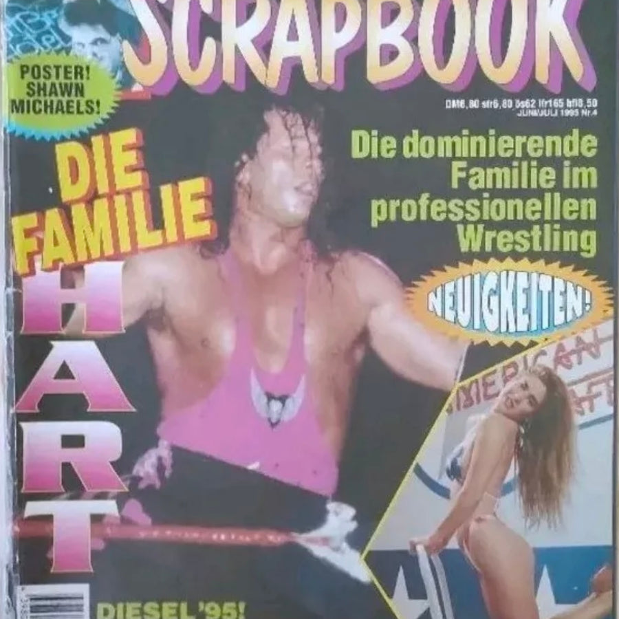 Superstar Wrestlers 19 Scrapbook June/July 1995 from Germany Magazine PWcatalog