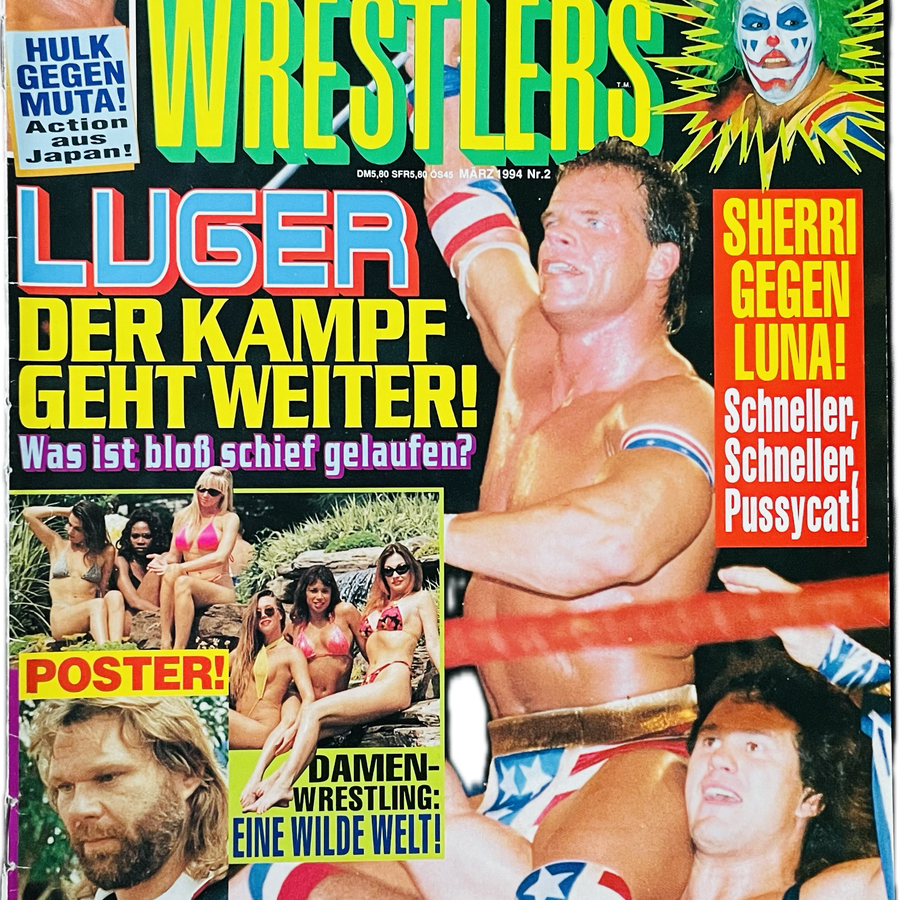 Superstar Wrestlers 11 March 1994 from Germany Magazine PWcatalog