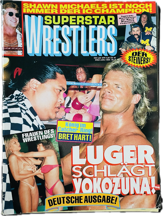 Superstar Wrestlers 9 December/January 1994 from Germany