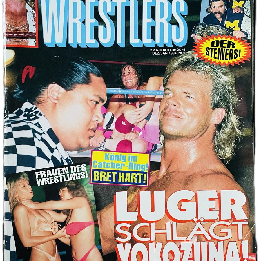 Superstar Wrestlers 9 Dec/Jan. 1994 from Germany Magazine PWcatalog