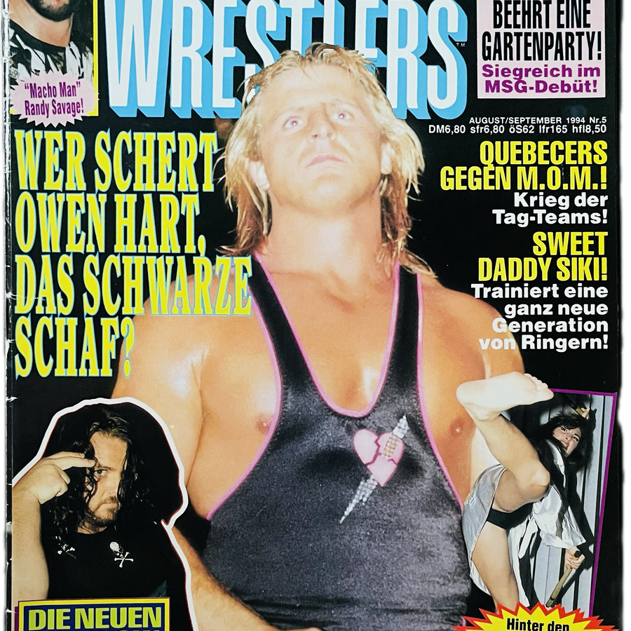 Superstar Wrestlers 14 Aug./Sept. 1994 from Germany Magazine PWcatalog