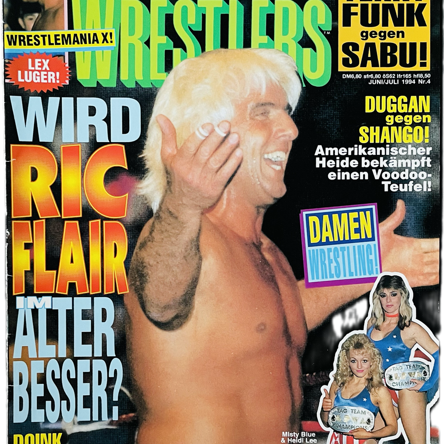 Superstar Wrestlers 13 June/July 1994 from Germany Magazine PWcatalog