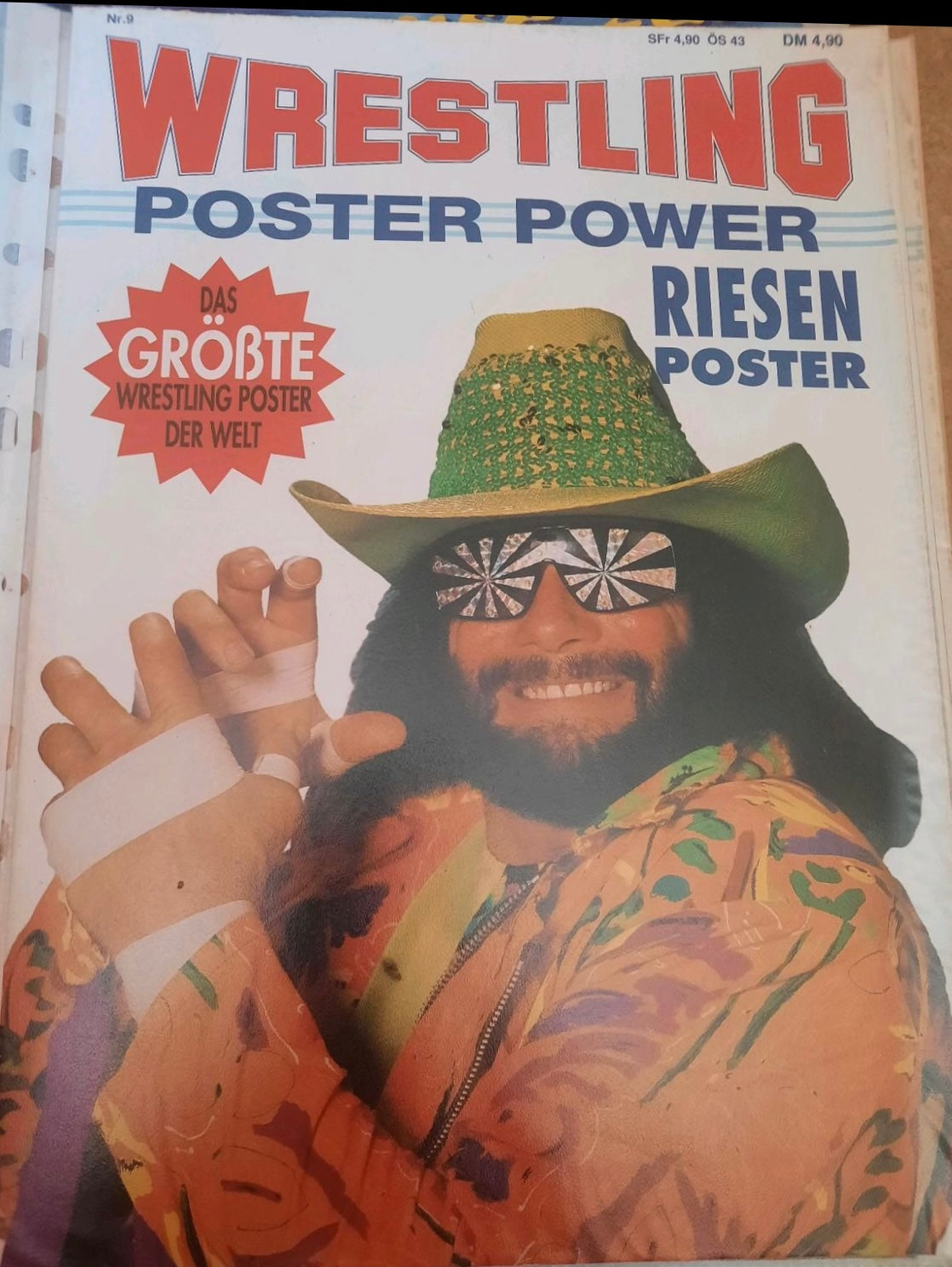 Wrestling Poster Power #9 from Germany Magazine PWcatalog